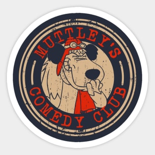 Muttley's Comedy Club Sticker